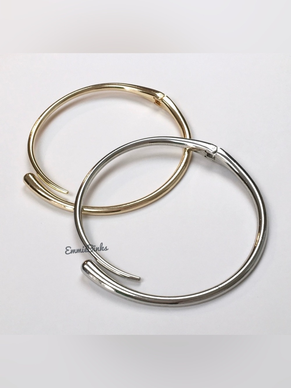 New Anthropologie Open Collar Hinge Molten Necklace